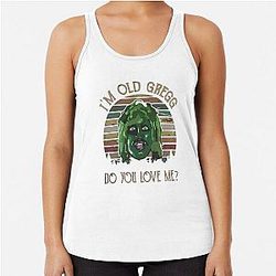 I'm Old Gregg Racerback Tank Top