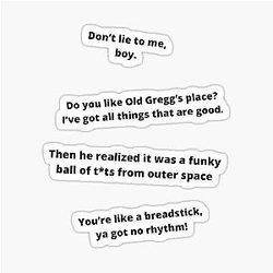 Best Gregg quotes Sticker