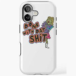 Done with the shit Old Gregg iPhone Tough Case