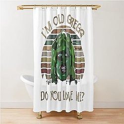 Old Gregg Do You Love Me Shower Curtain