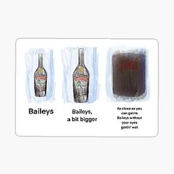 Bailey's Old Gregg Sticker