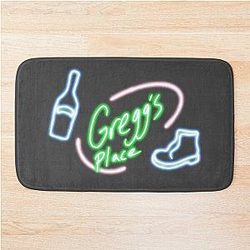 The Mighty Boosh Old Gregg Place neon bath mat