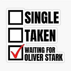 Waiting for Oliver Sticker