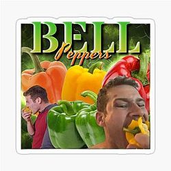 Oliver Stark Bell Peppers Sticker