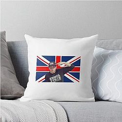 Oliver Stark Union Jack Throw Pillow