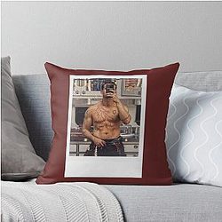Buck Oliver Stark Polaroid Throw Pillow