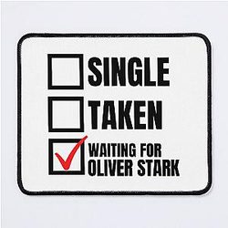 Waiting for Oliver Stark Mouse Pad