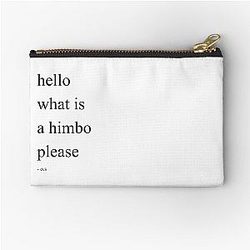 Oliver Stark tweets hello what is a Himbo Zipper Pouch