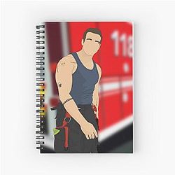 Oliver Stark Spiral Notebook