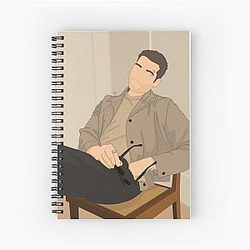 Oliver Stark Paper Magazine Spiral Notebook