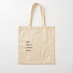 Oliver Stark -- Hello What is a Himbo Please Cotton Tote Bag