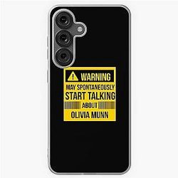 Warning May Spontaneously Start Talking About Olivia Munn Samsung Galaxy Case