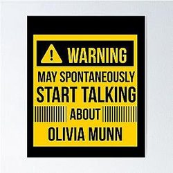 Warning: Olivia Munn Poster