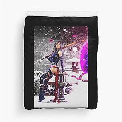 Olivia Munn as Psylocke Duvet Cover