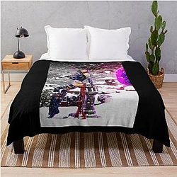 Olivia Munn As Psylocke Throw Blanket