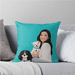 Olivia Munn Throw Pillow