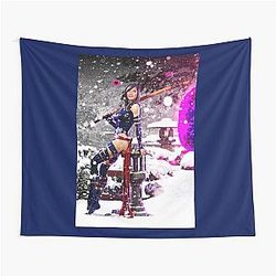 Olivia Munn as Psylocke classic tapestry.