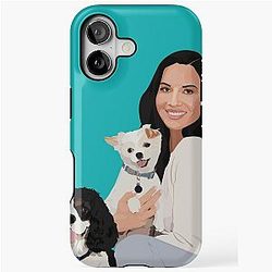 Olivia Munn Illustration iPhone Tough Case