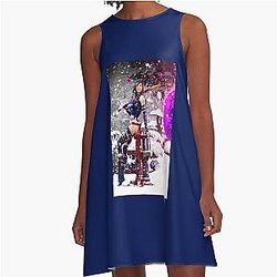 Olivia Munn As Psylocke Classic A-Line Dress