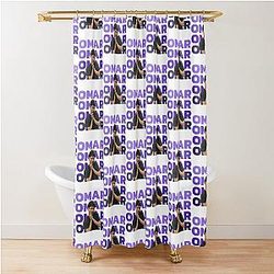 Omar Rudberg Ombr Shower Curtain
