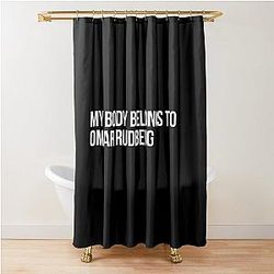 My Body Belongs to Omar Rudberg Shower Curtain