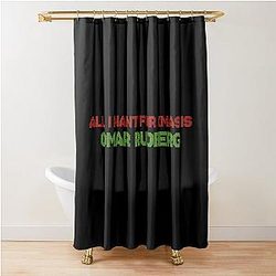 All I Want for Christmas is Omar Rudberg Shower Curtain