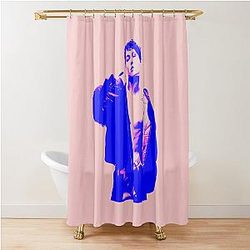 Omar Rudberg Pink Shower Curtain