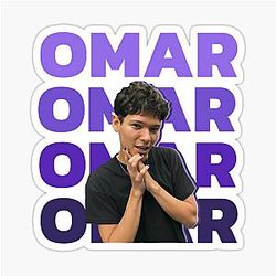 Omar Rudberg Ombré Sticker