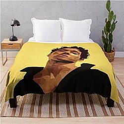 Omar Rudberg Flat Throw Blanket