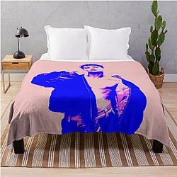 Omar Rudberg Pink Throw Blanket