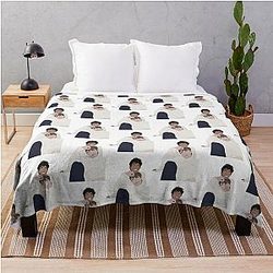 Omar Rudberg and Edvin Ryding Photoshoot Throw Blanket