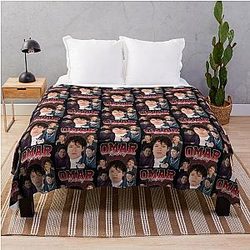 Omar Rudberg Retro Style Throw Blanket