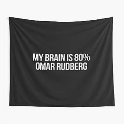 My Brain is 80% Omar Tapestry