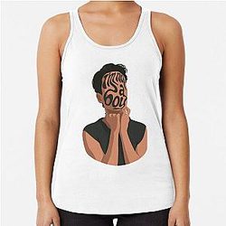 I'm Not a Boy Omar Rudberg Racerback Tank Top
