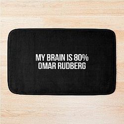 My brain is 80% Omar Bath Mat