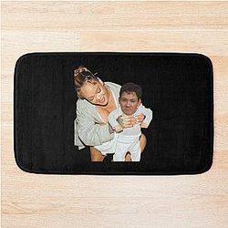 Rihanna and her son Omar Rudberg Bath Mat