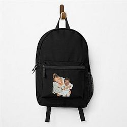 Rihanna and her son Omar with Rudberg's backpack