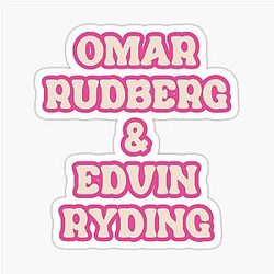 Omar Rudberg and Edvin Ryding Young Royals Sticker