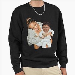 Rihanna and Omar Rudberg Pullover Sweatshirt