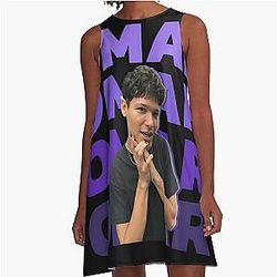 Omar Rudberg Ombré A-Line Dress