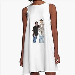 Omar Rudberg and Edvin Ryding A-line dress