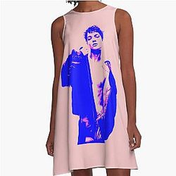 Omar Rudberg Pink A-Line Dress