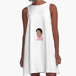 Omar Rudberg Digital Drawing A-Line Dress