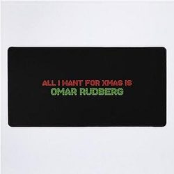 All I Want for Christmas is Omar Rudberg Desk Mat