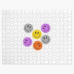 Happy Young royals abstract artwork Omar Rudberg Jigsaw Puzzle