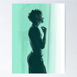 Omar Rudberg Cyan Poster