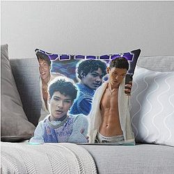 Omar Rudberg Retro Design Throw Pillow