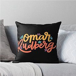 Colorful Omar Rudberg Throw Pillow