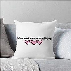 ur not omar rudberg Throw Pillow