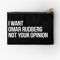 I Want Omar Rudberg Zipper Pouch